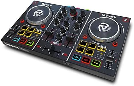 Numark Party Mix | DJ Controller with Built-in Audio Interface and Light Show