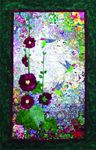 Whims Watercolor Quilt Kits Hummingbirds and Hollyhocks Quilting Supplies