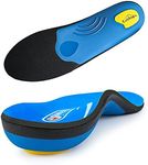 ORHILYA Plantar Fasciitis Pain Relief Men Orthotic Insole Arch Support Insert Flat Feet Women Heel Spur Pad Orthopedic Work Boot Comfort Insole for Pronation Absorb Shock Athletic Cushion