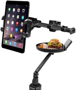 Macally Car Headrest Tablet Mount and a Car Cup Holder Food Tray, The Best Car Accessories!