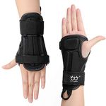 Wrist Guard, Wrist Support for Roller Skating Snowboarding Skateboarding Rollerblading, Protective Gear Wrist Brace for Adults/Kids/Youth (1 Pair)