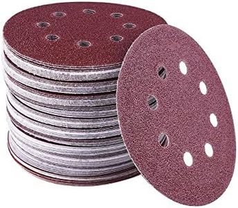 125pcs 125mm 5" Sanding Discs 60 80 100 120 240 Mixed Grit Orbital Sander Pads