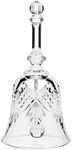 Godinger Crystal Bell Decorative Bell, Holiday Bell, Home Decor Accent, Display Bell