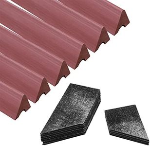 Scott Edward Billiards K66 Rubber Bumpers Pool Table Rail Cushions (Set of 6) Bumpers Replacement Bumpers Accessories- 7/8/9 Feet and Billiard Pool Table Cushion Facings Set of 12-3mm/0.12in