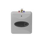 GE Appliances 6 Gallon, Versatile Mini Tank Electric Water Heater with Adjustable Thermostat, Easily Installs Under Sink, 120v