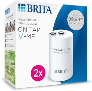 BRITA On Tap V-MF 2X Water Filter Cartridge (600L) - Reduces Fine Microparticles, Metals and Taste-Impaying Substances