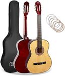 3rd Avenue 3/4 Size Kids Classical Guitar Spanish Nylon String Beginner Pack Bundle - 6 Months FREE Lessons, Bag, Strings – Natural