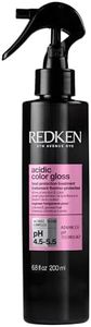 Redken Acidic Color Gloss Heat Protection Leave-In Treatment Spray For Color-Treated Hair | With Heat Protection Up To 450 Degrees | Conditions and Adds Shine