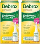 Debrox Ear Wax Removal Drops, Gentle Microfoam Ear Wax Remover, 0.5 Fl Oz, 2 Pack