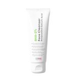Cos-IQ 2% Salicylic Acid Face Wash for Oily Skin | with Hyaluronic Acid & Vitamin E | Anti-Acne Exfoliating Cleanser For Skin Hydrating | Non-Comedogenic, Fragrance-Free | For Men & Women | 100 ml