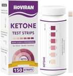 150-Count Ketone Test Strips for Urine Testing – Monitor Ketosis for Ketogenic & Low-Carb Diets