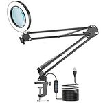 10X 8X Magnifying Lamp, Magnifying 