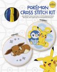 Pokémon Cross Stitch Kit: Includes patterns and materials to stitch Pikachu & Piplup, & Evee, and charts for 16 other Pokémon projects