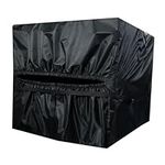 Pool Heater Cover for Outside Units Heavy Duty Black Outdoor Protection Waterproof Pool Heat Pump Cover for Cold Weather