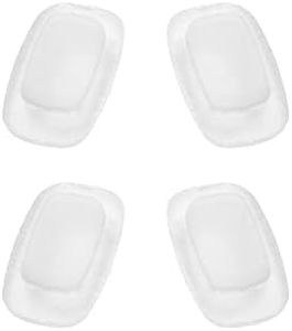 Vonxyz Nose Pad Replacement for Maui Jim Black Coral MJ249-65mm Sunglass - Clear