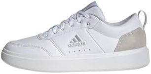 adidas Sportswear Park Street Women's Lifestyle Shoes, Cloud White/Cloud White/Silver Metallic, US 6.5