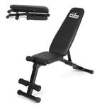 The Cube Club Heavy Duty Foldable Gym Bench Multipurpose Full Body Workout Weight Bench Press for Men & Women | 200Kg Capacity Multilevel Incline and Decline Exercise Strength Training Fitness Bench