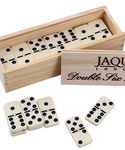 Jaques of London Dominoes Set | Complete D6 Dominoes Game for Adults & Children | Luxury Dominos Set | Traditional Games | Since 1795