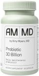 Amy Myers MD Best Probiotics 30 Billion CFU Per Capsule - for Women & Men - Powerful Combination of Doctor Approved Strains - Supports Healthy Digestion and Gut Bacteria Balance - One Month Supply