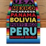 Hispanic Heritage Month Decorations Latin American Table Runner Spanish Classroom Decorations National Hispanic Heritage Month Decorations for Classroom Home