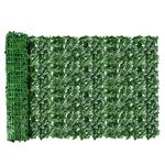 [2024 UPGRADED] Artificial Ivy Privacy Fence Screen 120"x40" (2pcs 120"x20")(No Assembly Required), Faux Leaves Privacy Fence Anti-Ultraviolet, Artificial Hedges Fence for Garden and Balcony