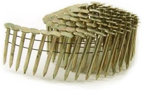 B&C Eagle ACR-1 Round Head 1-Inch x .120 Smooth Shank Electrogalvanized Coil Roofing Nails (1,080 per box)