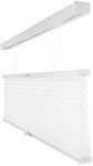 Chicology Honeycomb Insulating Cells Save Energy Cordless Top Down Bottom Up Cellular Shades, 30" W X 48" H, Cotton (Light Filtering)