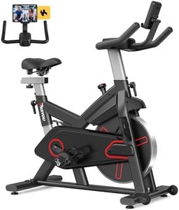 PASYOU Exercise Bike, Indoor Spin Bikes for Home Use, Stationary Bike Magnetic Resistance Spinning Bikes with LCD Display & Tablet Holder, 136kg/300lb Fitness Bike Workout Cardio Training Machine S20