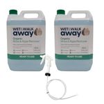 Wet & Walk Away Ready to Use Organic Moss & Algae Remover – Brighten & Clean Your Patio, Indian Sandstone, Driveway, Decking, Astroturf & Bricks – Covers up to 100m² – 2 x 5 Litres with Trigger Spray