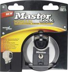 Master Lock Magnum Disc Lock Covered Steel Uses M1 Key Blank