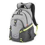 High Sierra Loop Backpack, Steel Grey/Mercury/Neon Green, One Size, Loop Backpack