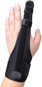 Tutore Pollice Destro Sinistro Tutore Dita Mano Stecca Dito Mano Regolabile Tutore Rizoartrosi Mano Tutore Metacarpale con Alluminio per Ogni Dito Allevia il Dolore di Tendiniti Artriti e Distorsioni