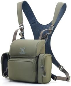 MOXULE Binocular Hanress Chest Pack: Bino Case with Rangefinder Pocket for Hunting Birdwatching and Hiking