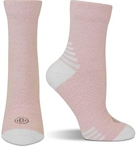 Doctor's Choice Men's & Women's Sleeping Socks, Cozy Compression, Pink, Medium