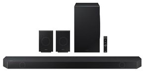 Samsung 656 W 11.1.4 ch (HW-Q990D/XL) Wireless Dolby Atmos Soundbar with Subwoofer, Center/Up/Side Firing Speakers, Surround Sound, Built-in Alexa, AirPlay2, Wi-Fi, Bluetooth, HDMI (Graphite Black)