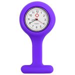 Nurses Purple Fob Watch - Gel Silicone Watch - by Trixes