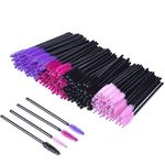 Disposable Eyelash Brushes Mascara Wands Eye Lash Eyebrow Applicator Cosmetic Makeup Brush Tool Kits (Multi-colored, 200pc)