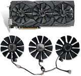 Cavabien 87MM FDC10U12S9-C FDC10H12S9-C T129215SU Video Card Fan Replacement for ASUS GTX 980 Ti R9 390X 390 GTX 1060 1070 1080 Ti RX 480 RX480 Graphics Card Cooling Fan (Fan-ABC)