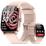 Smart Watch for Men Women Bluetooth Call, 1.85" HD Touch AI Voice Smartwatch, Screen Fitness Tracker with Sleep/Heart Rate Monitor, 100+ Sports Modes, IP68 Waterproof, Compatible with Android & iOS