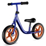 Lifelong Balance Bike for Kids 1.5-3 Years | Ergonomic Frame | Pedal Free Balance Bike |Crash Guard | Quick-Release Height Adjustment | Toxic Free Mag Wheels & Grip| Suitable for Girls & Boys (Blue)