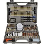 Gun Cleaning Kit Elite Designed, Rifle Handgun Shotgun Pistol Cleaning Kit with All Brass High-end Brushes, Mops, Jags, Reinforced and Lengthened Rods Guns