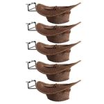 YYST Cowboy Hat Rack Cowboy Hat Holder Coyboy Hat Organizer 5/PK- No Cowboy Hat