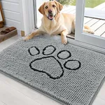 OLANLY Door Mat for Muddy Dog Paws