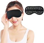 Magnetic Eye Mask Sleeping Eye Patch Far Infrared Sleeping Mask Adjustable Strap Eye Cover Soft Blackout Blindfold Velvet Eyeshades Sleep Mask for Women Men Travel, Nap, Meditation