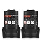 FirstPower 10.8v 3.6Ah Li-ion Replacement Battery for Makita BL1013 Makita BL1014 Battery 194550-6 194551-4 195332-9 2 Pack