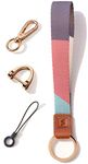 SENLLY Wristlet Lanyard Strap for Keys, Original Pattern Design Wrist Keychain Holder