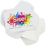 Siser EasyColor DTV and TTD Easy Mask 8.4" x 11" Bundle - Inkjet Printer Compatible Heat Transfer Vinyl (10 Sheets of Each)