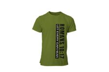 Let Every Ear Hear Gospel Men's Cotton T Shirt - LEEH (Medium) Green