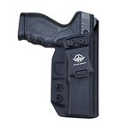 Taurus 24 7 Holster IWB Kydex Holster For Taurus 24/7 9mm .40 Pistol Case - Inside Waistband Concealed Holster Taurus 24/7 9mm 40 IWB Kydex Gun Accessories (Black, Right Hand Draw)