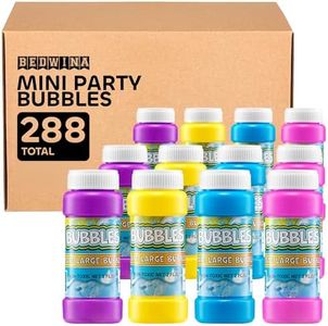 Party Bubble Bottles (288-Pack) Bubble Wands for Kids, Party Favors & Events